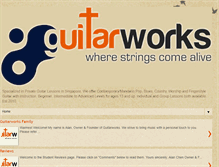 Tablet Screenshot of guitarworks.sg